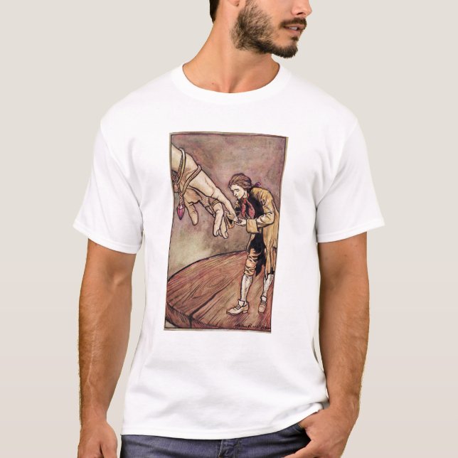 Camiseta Ilustração original do watercolour de Arthur (Frente)