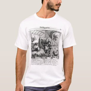 Camiseta Ilustração para 'o cão e o Ox