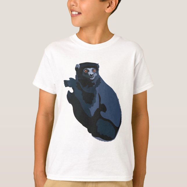Camiseta Ilustração Perriers Sifaka Rare Madagascar Lemur (Frente)