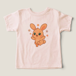 Camiseta Ilustração Personalizada de Animais Bebês Coelhinh