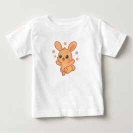 Camiseta Ilustração Personalizada de Animais Bebês Coelhinh