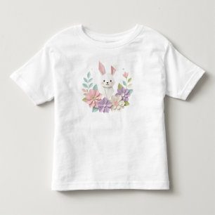 Camiseta Ilustração personalizada de festa do coelho Bibby 