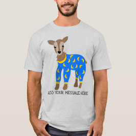 Camiseta Ilustração Personalizada de Pijamas de Visto de Ca