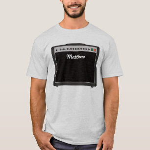 Camiseta Ilustração personalizada do amplificador para