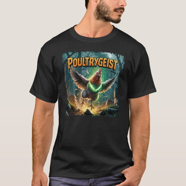 Camiseta Ilustração Poultrygeist Criatura Combo Funny (Frente)