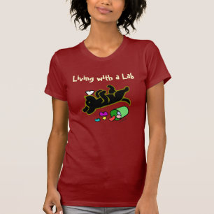 Camiseta Ilustração preta engraçada dos desenhos animado
