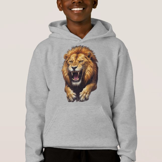 Camiseta Ilustração Raiva do Leão (Frente)