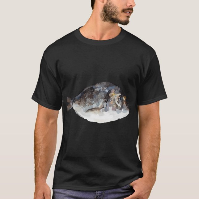 Camiseta ilustração realista de peixes (Frente)