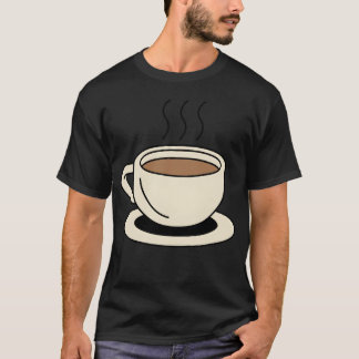 Camiseta Ilustração retro da xícara de Morning Brew