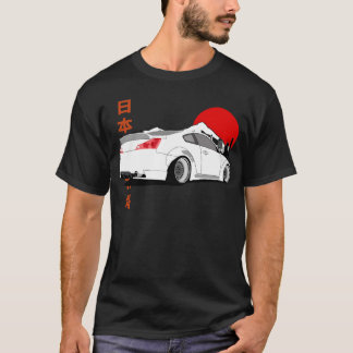 Camiseta Ilustração Retro de Carro Esportivo JDM Minimalist