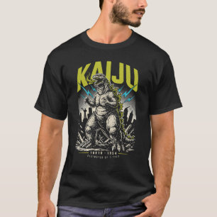 Camiseta Ilustração Retro Kaiju