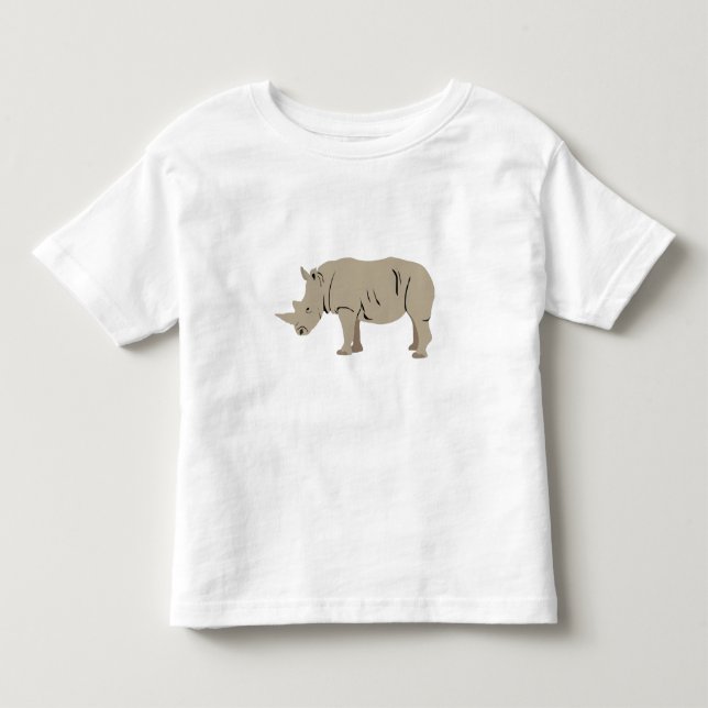Camiseta Ilustração Rinoceronte (Frente)