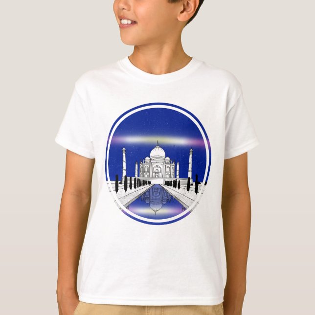 Camiseta Ilustração Taj Mahal (Frente)