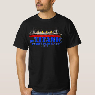 Camiseta Ilustração Titânica RMS - Linha White Star 1912