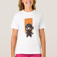 Ilustração Vetorial de Chibi Ninja