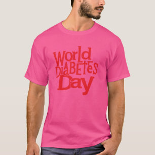 Camiseta Ilustração Vetorial em Silhueta do Dia Mundial do