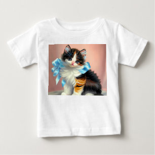 Camiseta Ilustração Vintage Calico Kitten
