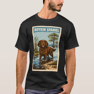 Camiseta Ilustração Vintage de Pesca no Rio (1874)