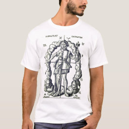 Camiseta Ilustração Vintage de Sinais Zodiac