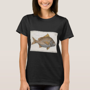 Camiseta Ilustração Vintage de um Grunhido de Barbatana Ama