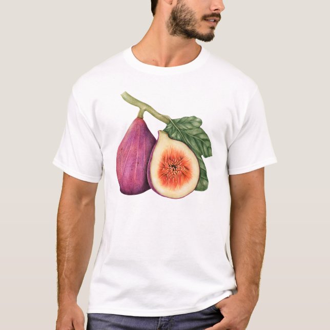 Camiseta Ilustração Vintage Fig (Frente)