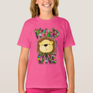 Camiseta Ilustração WILD ONE Cute Lion
