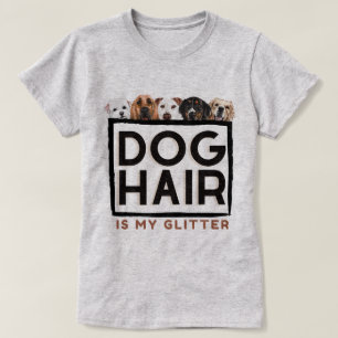 Camiseta Ilustrações de Cachorro com Frase Humorosa Sobre C