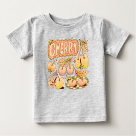 Camiseta Ilustrações de Cereja/Cereja