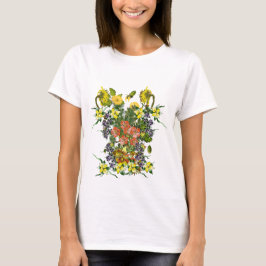 Camiseta Ilustrações de Flor