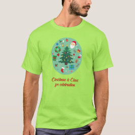 Camiseta Ilustrações de Natal Feriado