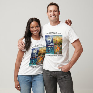 Camiseta Ilustrações Motivacionais de Animais & Citações da
