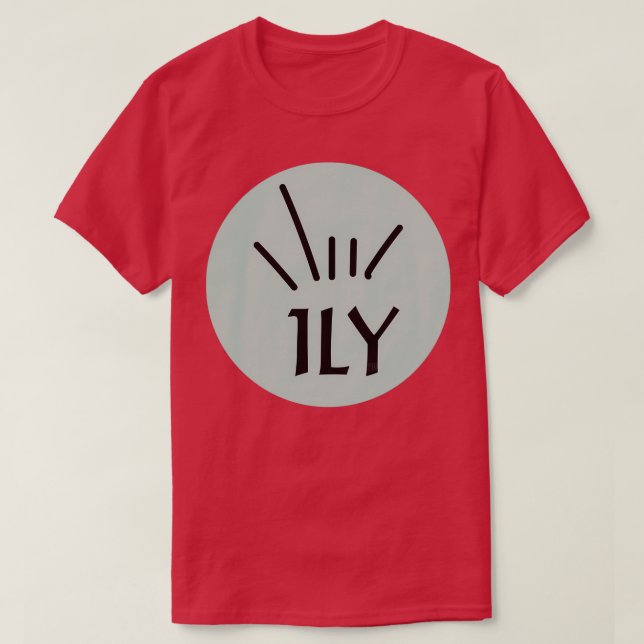 Camiseta ILY Celadon (Frente do Design)