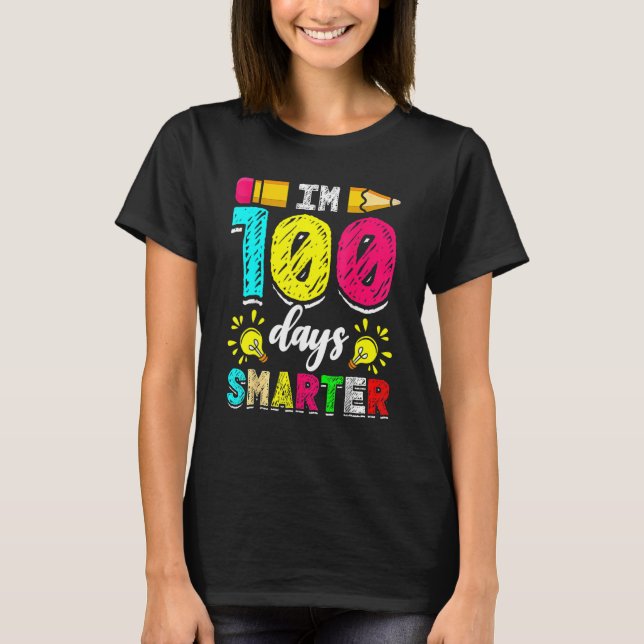 Camiseta I'm 100 Days Smarter Student 100th School Day Chal (Frente)