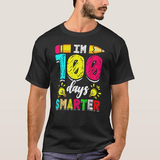 Camiseta I'm 100 Days Smarter Student 100th School Day Chal (Frente)