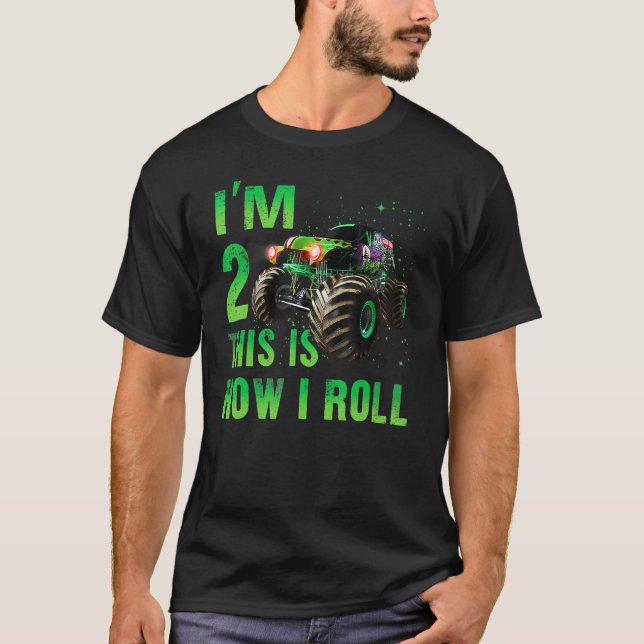 Camiseta Im 2 É Assim Que Eu Rolo segundo aniversário De 2  (Frente)