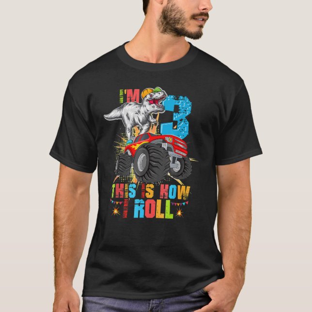 Camiseta Im 3 É assim que eu faço o aniversário de 3 anos B (Frente)
