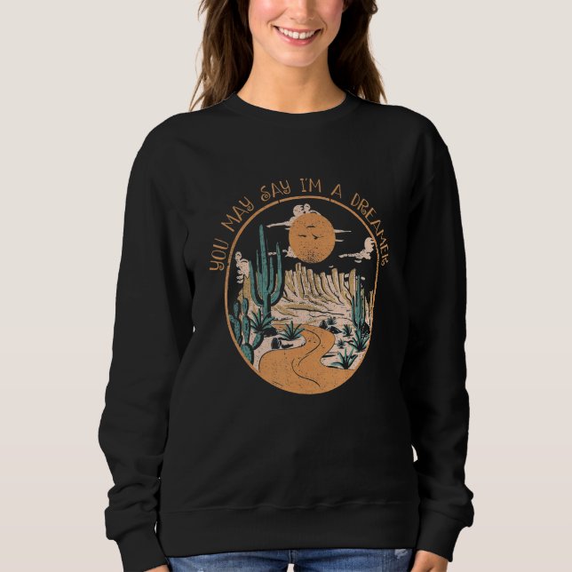 Camiseta I'm A Dreamers The Mountains Cute Cactus Flowers Y (Frente)