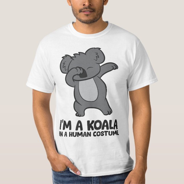 Camiseta I'm A Koala In A Human Costume Funny Koala  (Frente)