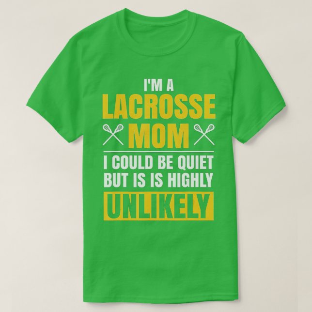 Camiseta Im A Lacrosse Mom Funny Mothers Day Sports Gift  (Frente do Design)