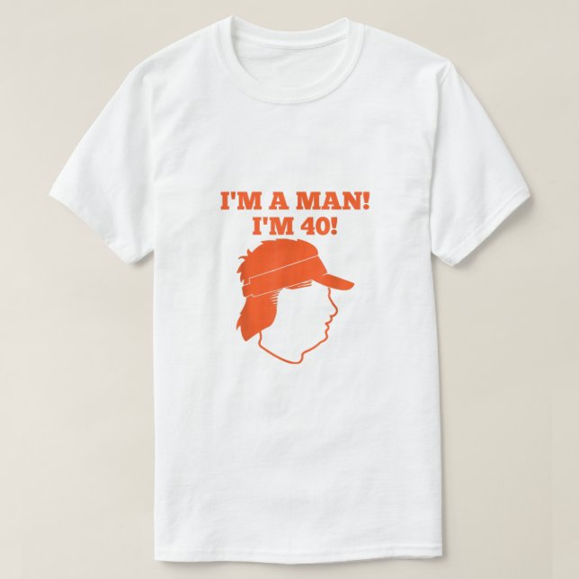 CAMISETA IM A MAN IM 40 M GUNDY (Frente do Design)