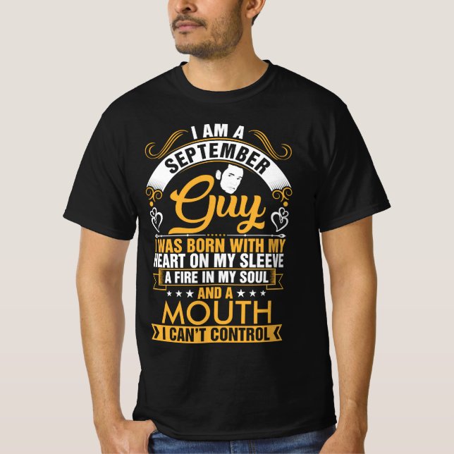 Camiseta Im A September Guy Tshirt (Frente)