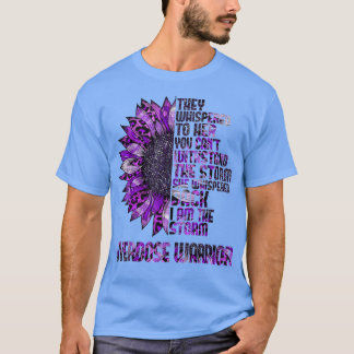 Camiseta Im A Tempestade "Sunflower Purple Ribbon"