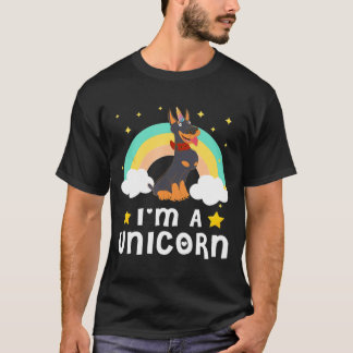 Camiseta Im A Unicorn Doberman Dog