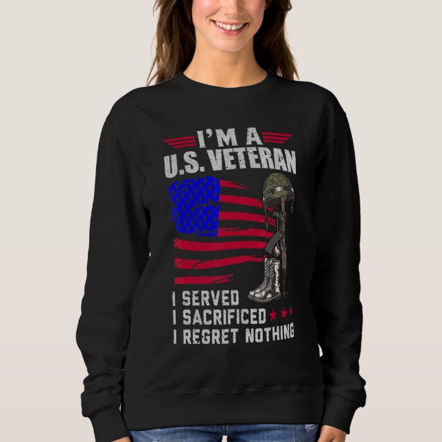 Camiseta Im A Us Veteran (Frente)