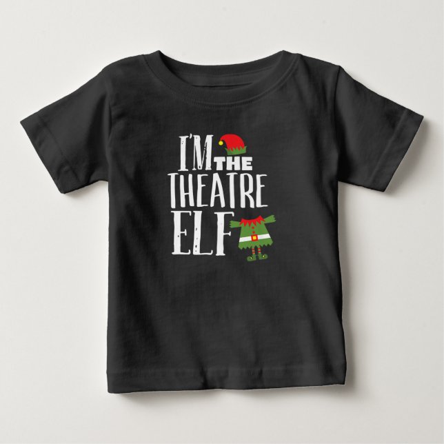 Camiseta Im Actres Elf Coincidindo Com A Tripulação Em Ação (Frente)