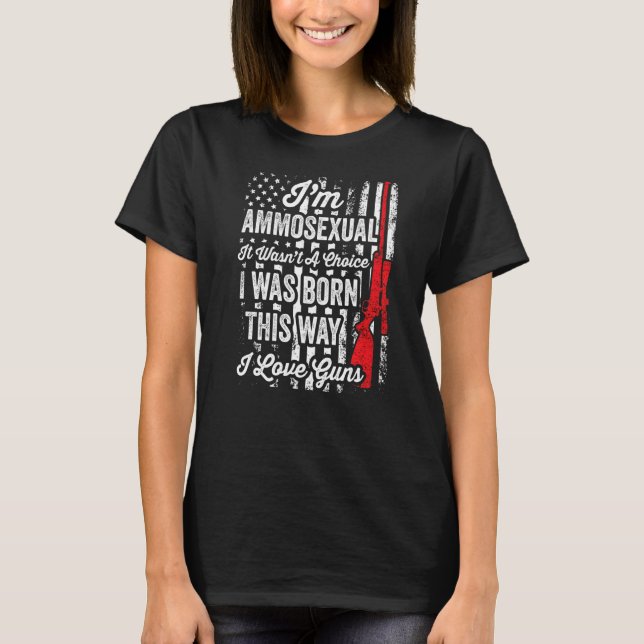 Camiseta Im Ammosexual Gun Pai Gunsmith (Frente)