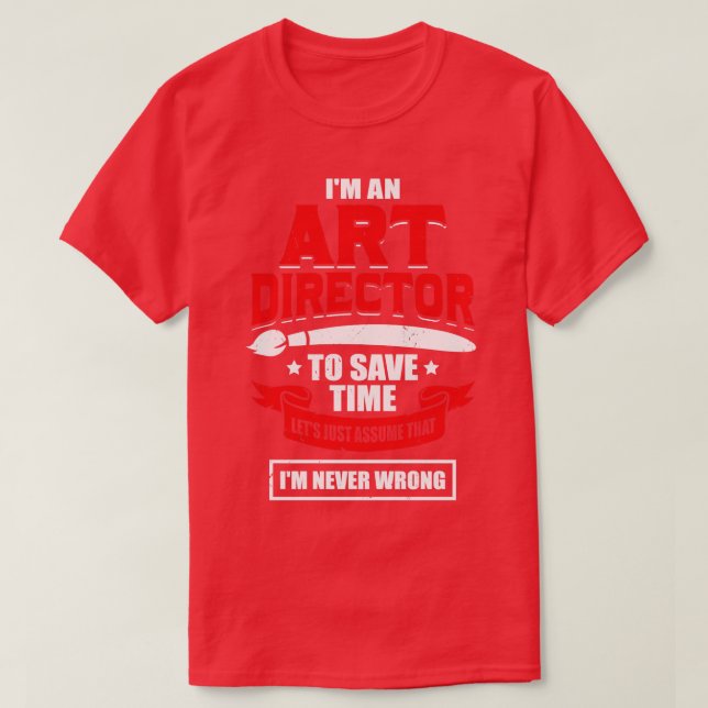 Camiseta Im An Art Diretor (Frente do Design)