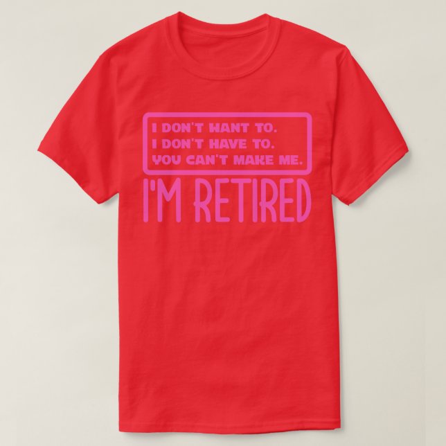 Camiseta Im Aposentado 2 (Frente do Design)