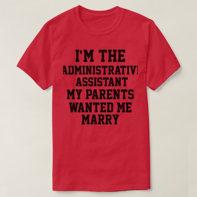 Camiseta Im Assistente Administrativo (Frente do Design)