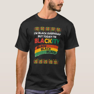 Camiseta Im Blackity Black African Melanin Pride H